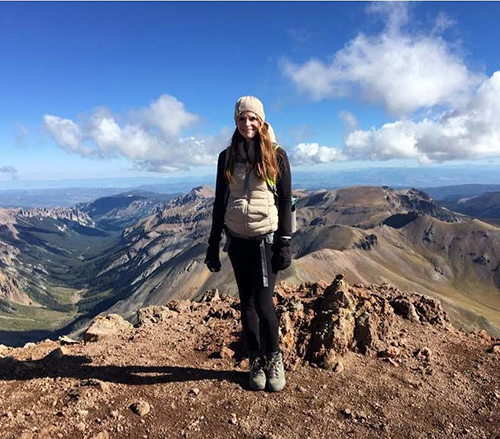 Gina Hiking a Colorado Fourteener