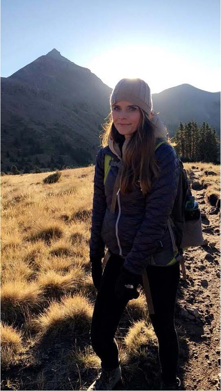 Gina Hiking in Colorado